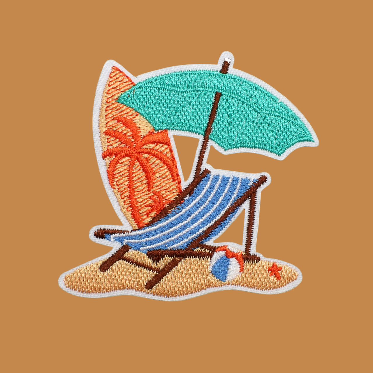Beach Vacation Patches (Iron-On)