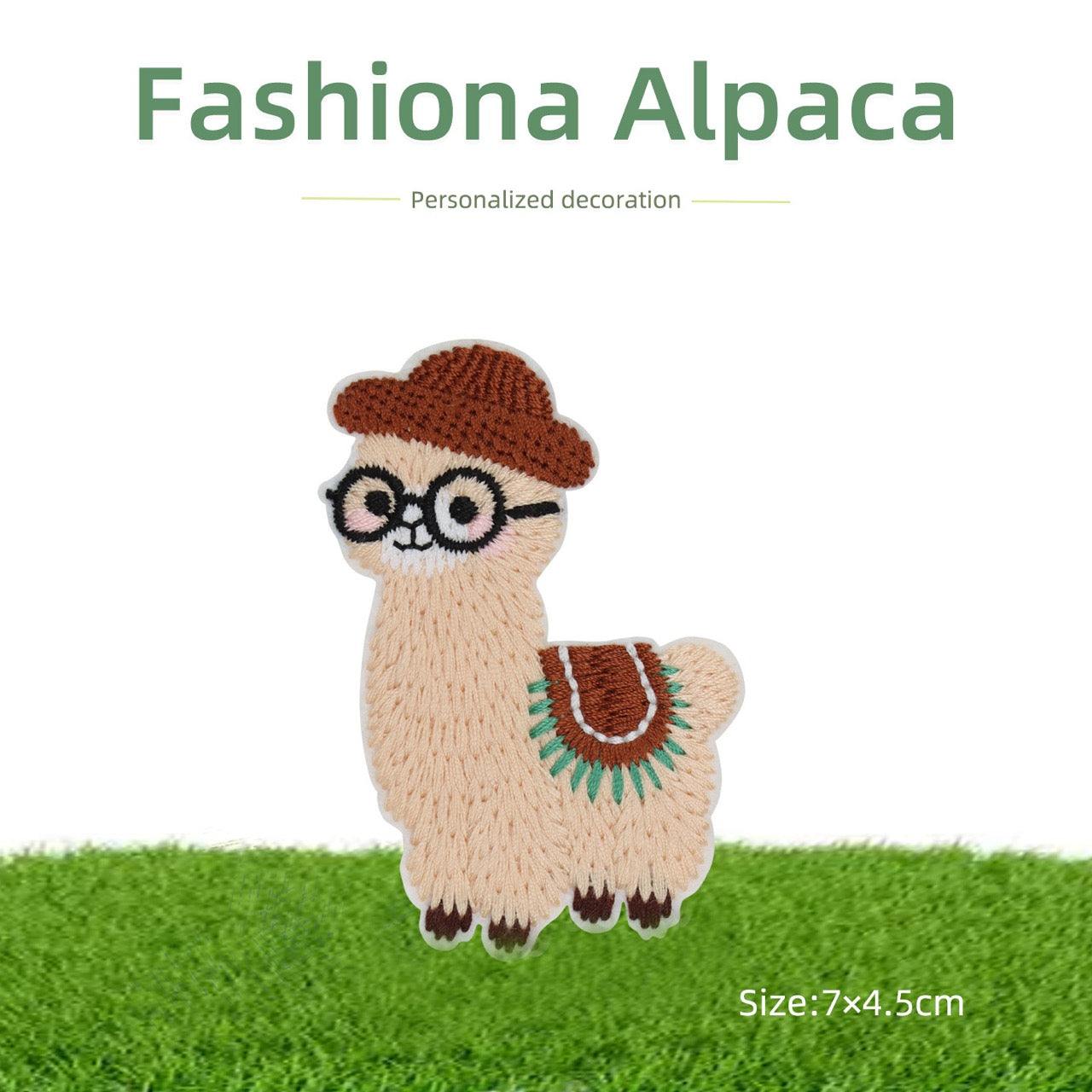 Fluffy Alpaca Patches (Stick-On)