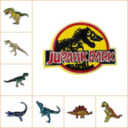 Dinosaur Park ② Patches (Iron-On) - CheerCove