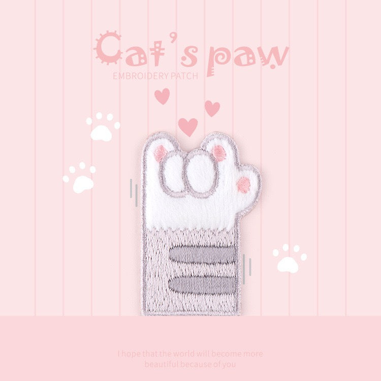 Cat's Paw Embroidered Patches - Multiple Designs Available - CheerCove
