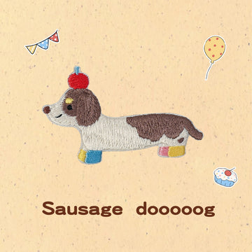 Sausage Dog Embroidered Patches - Multiple Designs Available - CheerCove