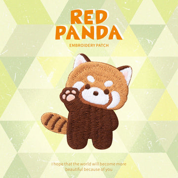 Cute Red Panda Embroidered Patches - Multiple Designs Available - CheerCove
