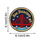 World City Landmarks Patches (Iron-On)