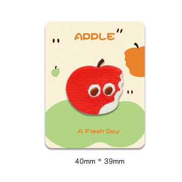 Apple Embroidered Patches - Multiple Designs Available - CheerCove