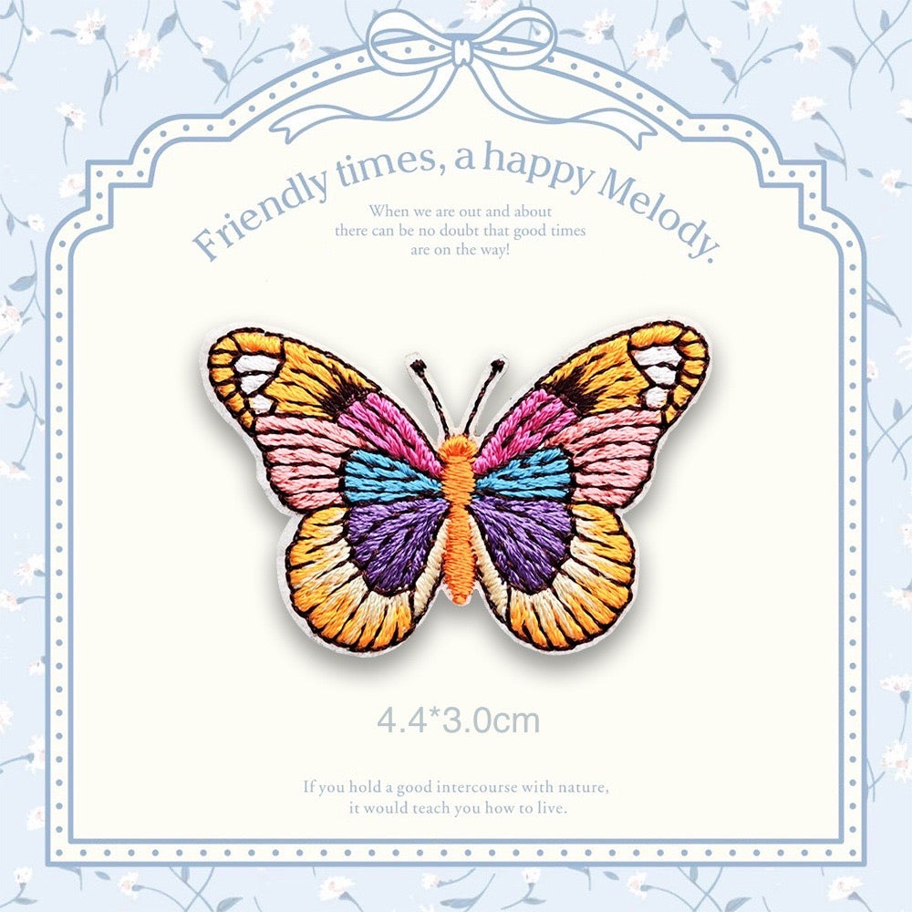 Spring Butterfly Patches (Stick-On)