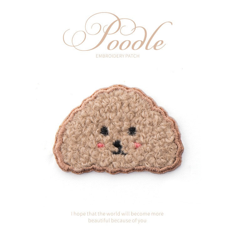 Poodle Embroidered Patches - Multiple Designs Available - CheerCove