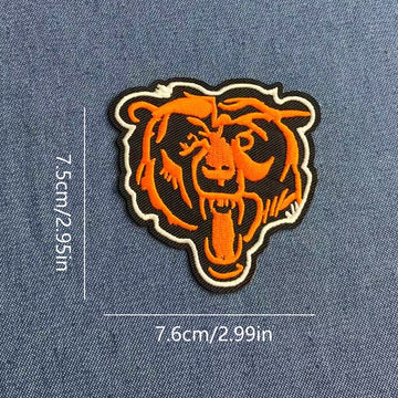 Tiger & Bear Patches (Iron-On)