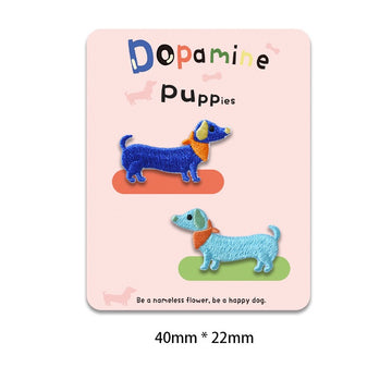 Dopamine Puppies Embroidered Patches - Multiple Designs Available - CheerCove