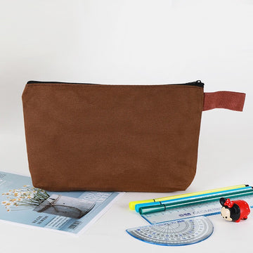 Canvas Makeup Bag/ Pencil Case - Multiple Designs Available - CheerCove