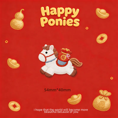 Happy Ponies Patches (Stick-On)
