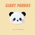 Giant Panda and Red Panda Embroidered Patches - Multiple Designs Available - CheerCove