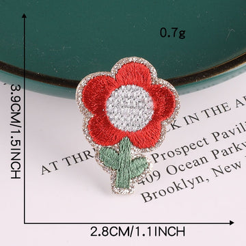 Flower Embroidered Patches - Multiple Designs Available - CheerCove