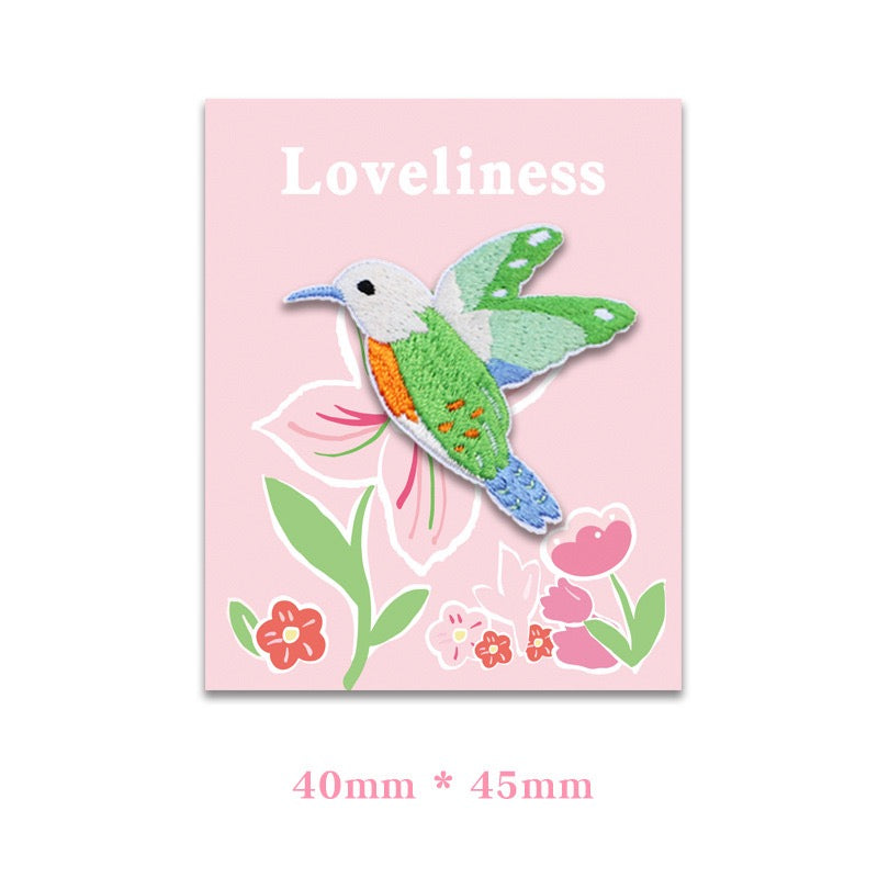 Hummingbird Embroidered Patches - Multiple Designs Available - CheerCove