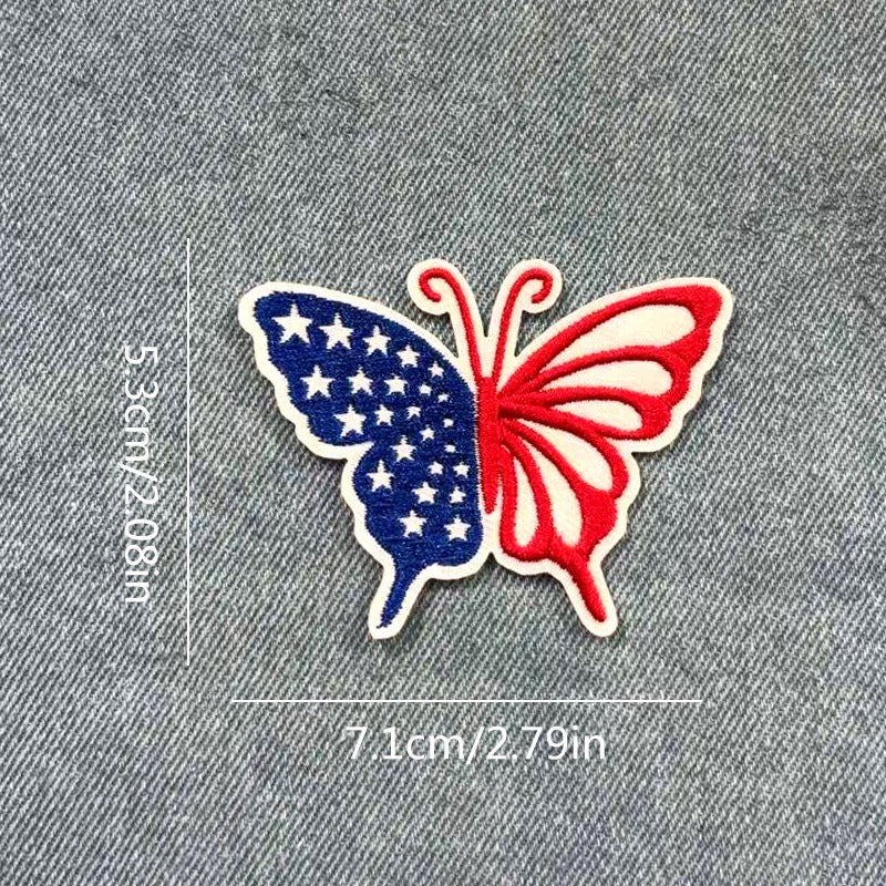 God Bless the USA Patches (Iron-On)