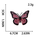 Colorful Butterfly Patches (Iron-On) - CheerCove
