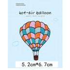 Love Hot Air Balloon Patches (Stick-On)