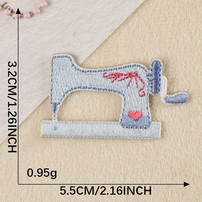 Sewing Tools Embroidered Patches - Multiple Designs Available - CheerCove
