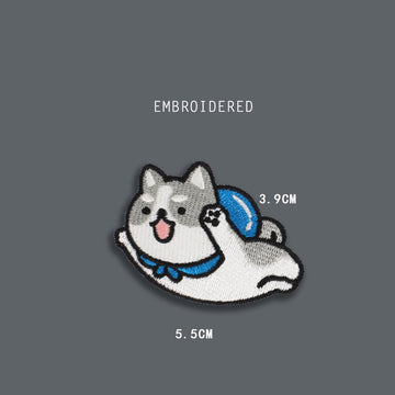 Cat & Dog Siblings Patches(Stick-On)