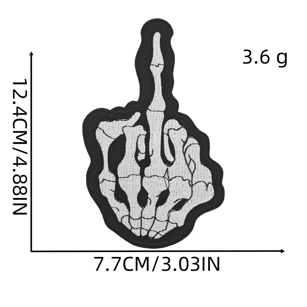 Skull Patches (Iron-On)