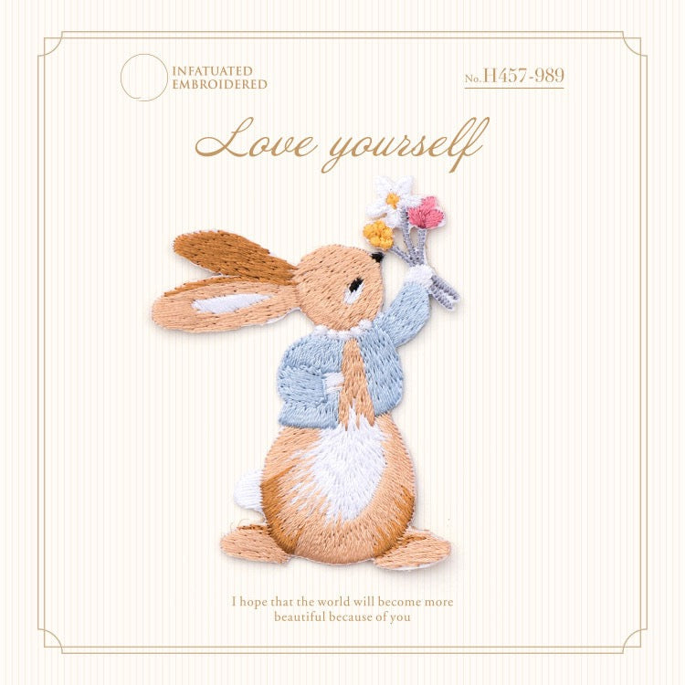 Cute Bunny Patches (Iron-On)