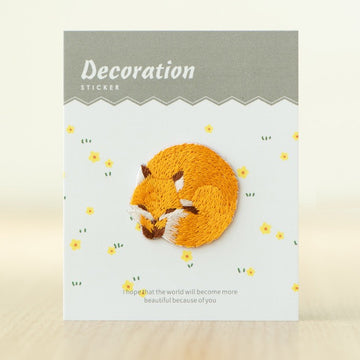 Cute Fox Embroidered Patches - Multiple Designs Available - CheerCove