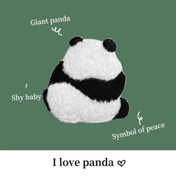 Plush Panda Embroidered Patches - Multiple Designs Available - CheerCove