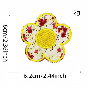 Floral Flower Embroidered Patches - Multiple Designs Available - CheerCove