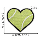 Sports Heart Patches (Iron-On)