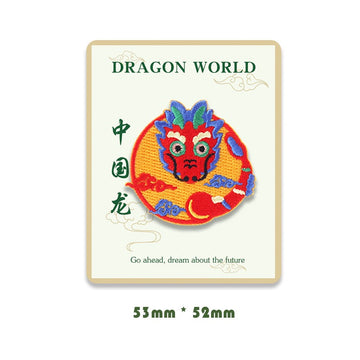 Chinese Dragon Totem Embroidered Patches - Multiple Designs Available - CheerCove