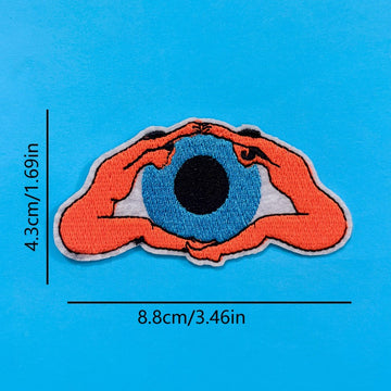 Big-Eyed Monster Patches (Iron-On)