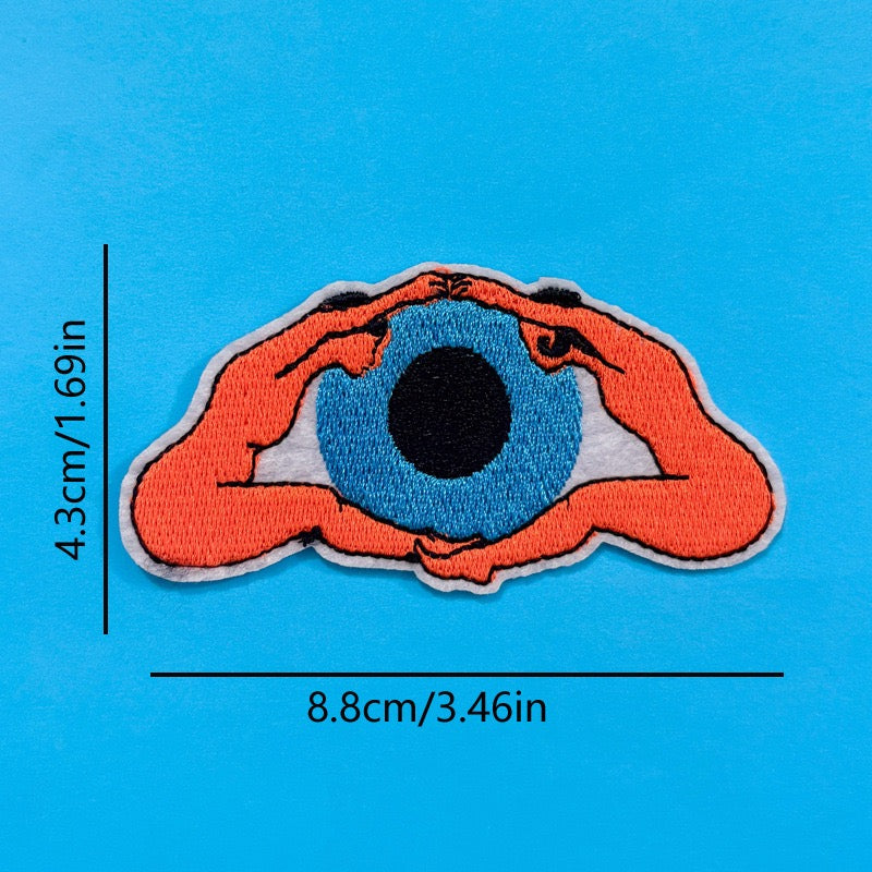 Big-Eyed Monster Patches (Iron-On)