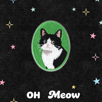 Cat in the Mirror Patches (Stick-On) - CheerCove