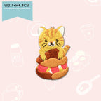 Animals with Desserts Patches(Stick-On)