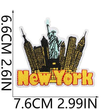 Statue of Liberty Patches (Iron-On)