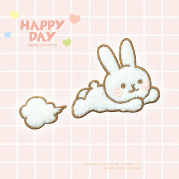 Bunny & Bear Embroidered Patches - Multiple Designs Available - CheerCove