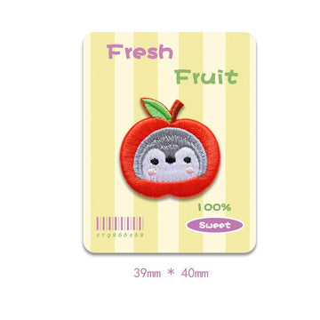 Fresh penguin Fruit Embroidered Patches - Multiple Designs Available - CheerCove