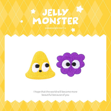 Jelly Monster Embroidered Patches - Multiple Designs Available - CheerCove