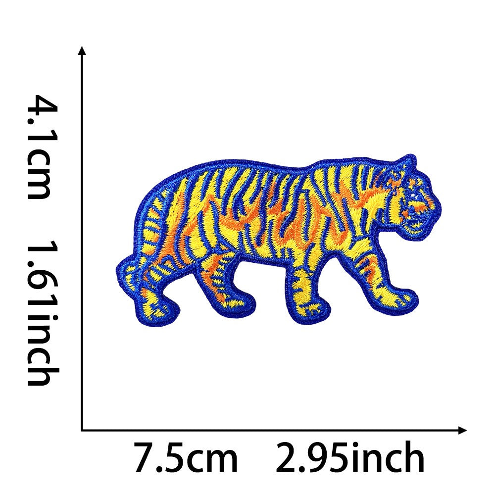 Holographic Tiger Patches (Iron-On) - CheerCove