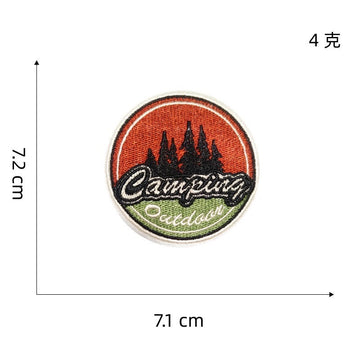 Outdoor Enthusiast Patches (Iron-On)