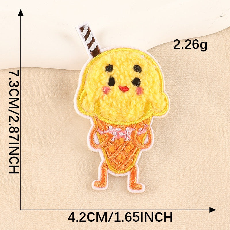 Fast Foodie Embroidered Patches ② - Multiple Designs Available - CheerCove