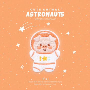 Cute Animal Astronauts Embroidered Patches - Multiple Designs Available - CheerCove
