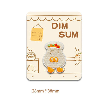 DIM SUM Embroidered Patches - Multiple Designs Available - CheerCove