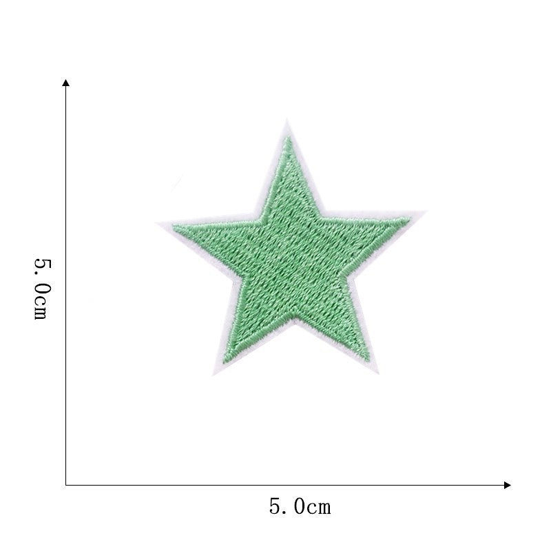 Colorful Stars Patches (Iron-On)