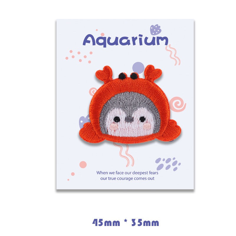 Cute Penguin Embroidered Patches - Multiple Designs Available - CheerCove