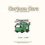 Cute Cartoon Vehicle Patches (Stick-On) - CheerCove