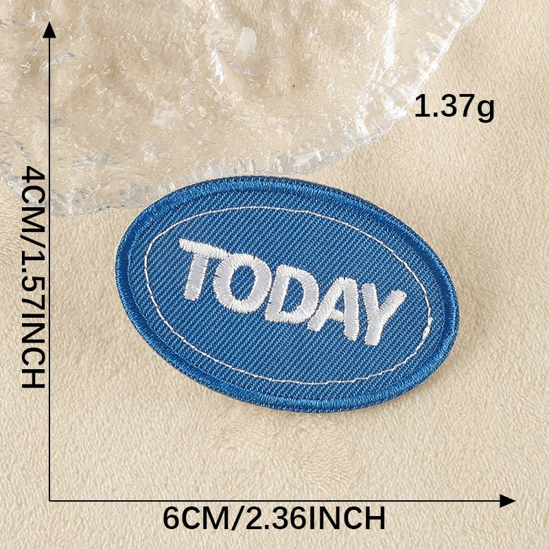 Everyday Words Embroidered Patches ② - Multiple Designs Available - CheerCove