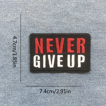 Inspirational Words Patches (Iron-On)