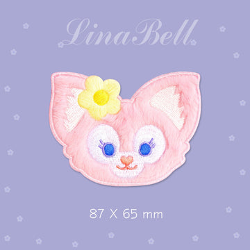 Cute Pink Plush Fox Patches(Stick-On)