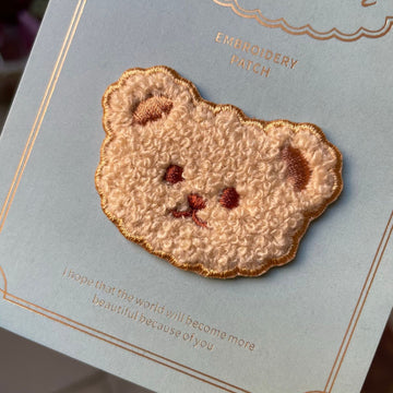 Fluffy Teddy Dog Embroidered Patches - Multiple Designs Available - CheerCove