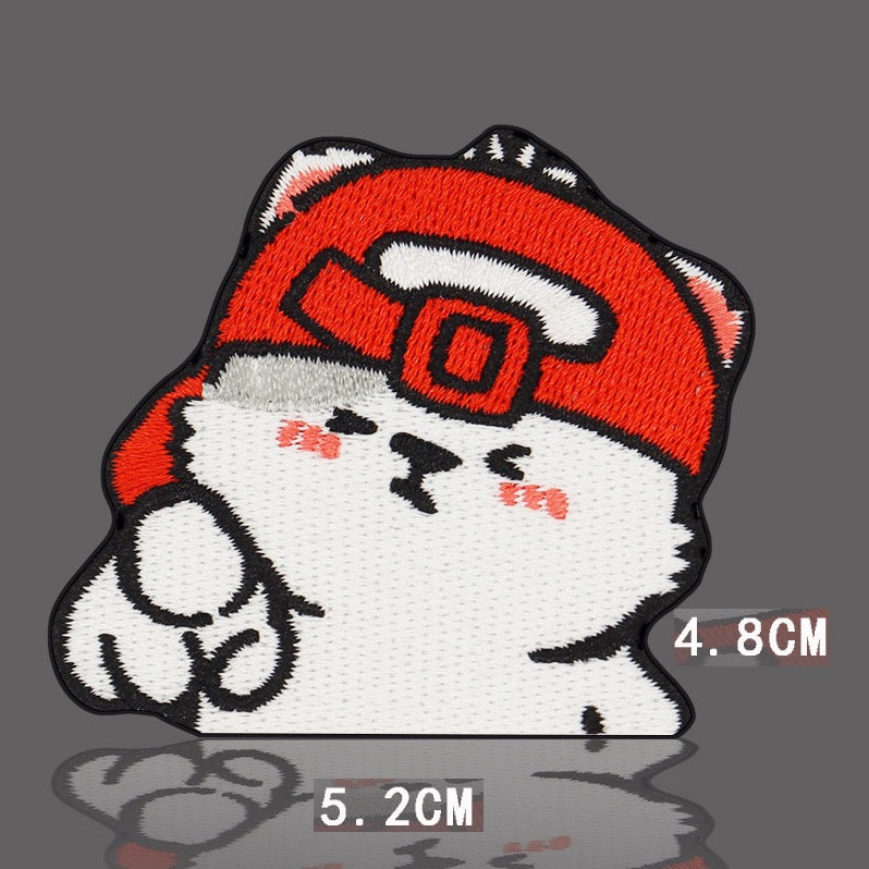 Cool Hip-Hop Puppy Patches (Stick-On)